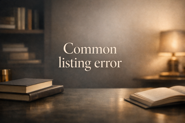 Common-listing-error