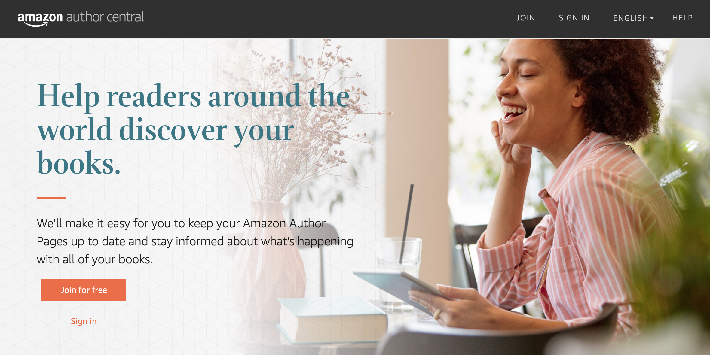 amazon author central