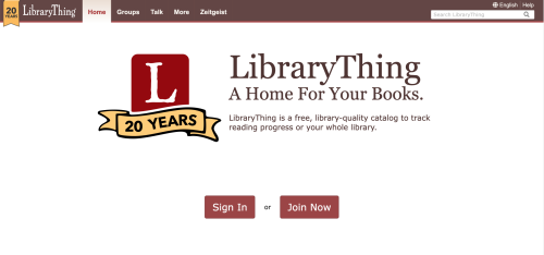 Create a LibraryThing member account