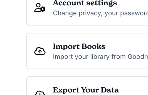 Import your library and verify your books